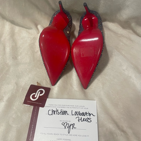 Christian Louboutin so Kate 120 dragonfly China blue size 37 (7US) - Picture 5 of 6